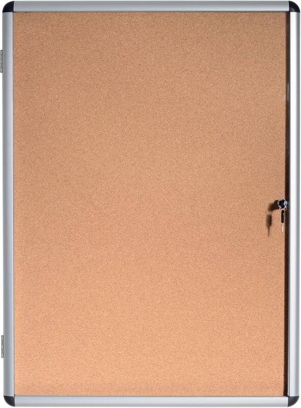 Bi-Office Enclore Indoor Vitrine Niet magnetisch 9 x A4 Ja 72 (B) x 98,1 (H) cm Bruin