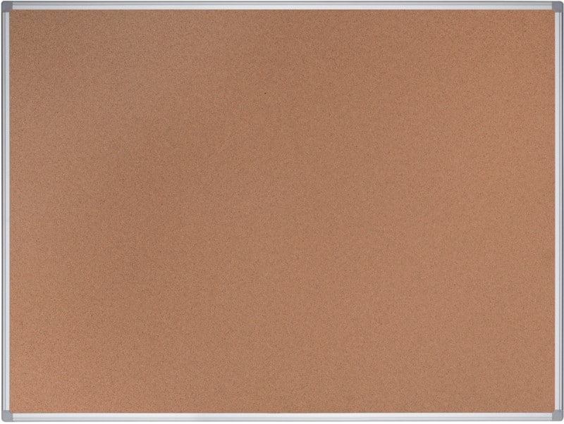 Bi-Office Earth Kurk Prikbord Niet magnetisch 45 (B) x 1,2 (D) x 60 (H) cm Aluminium Bruin