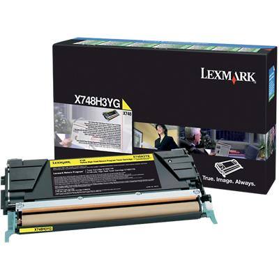 Lexmark X748H3YG Origineel Tonercartridge Geel