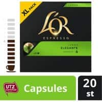 L'OR Lungo Elegante Koffiecups 20 Stuks à 5.2 g