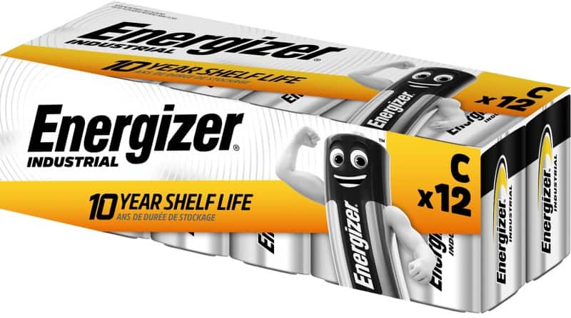 Energizer batterijen Industrial C alkaline 1,5 V 12 stuks