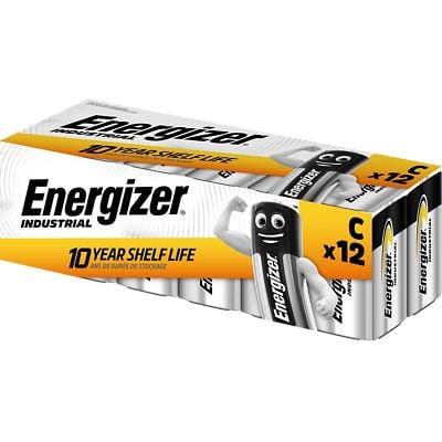 Energizer batterijen Industrial C alkaline 1,5 V 12 stuks