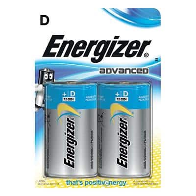 Energizer Batterijen Eco Advanced D 2 Stuks