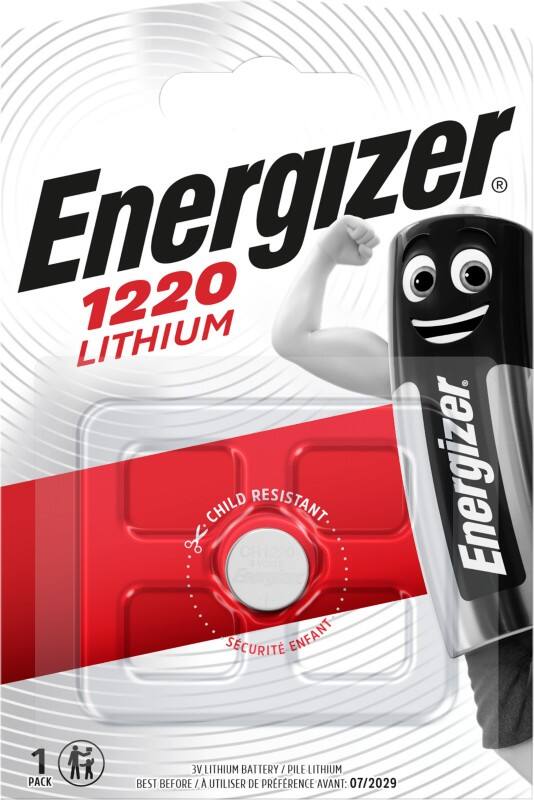 Energizer Knoopcelbatterij Lithium CR1220 40 mAh Lithium (Li)
