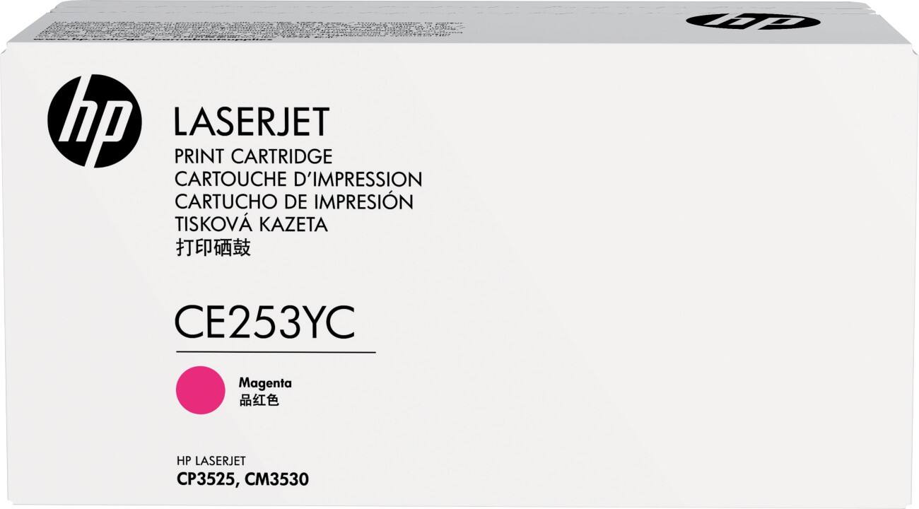 HP Origineel Tonercartridge CE253YC Magenta
