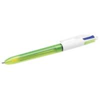 BIC 4 Colours Fluo balpen Multikleur Medium 0,42 mm navulbaar