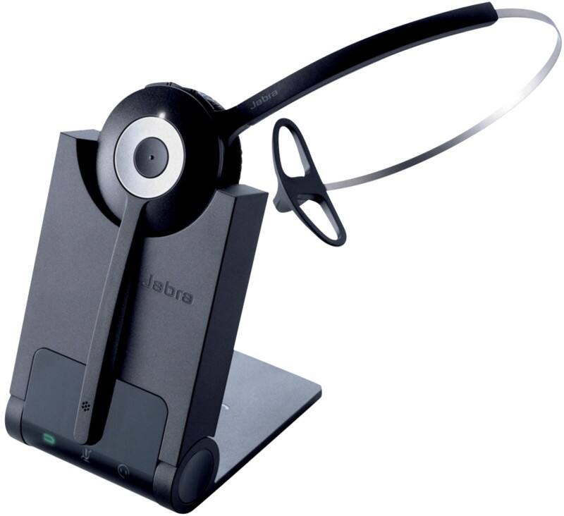 Jabra Bedraad/Draadloze Headset PRO 920 Over het hoofd Monaural RJ-9 en DECT Aansluitbaar met Microfoon