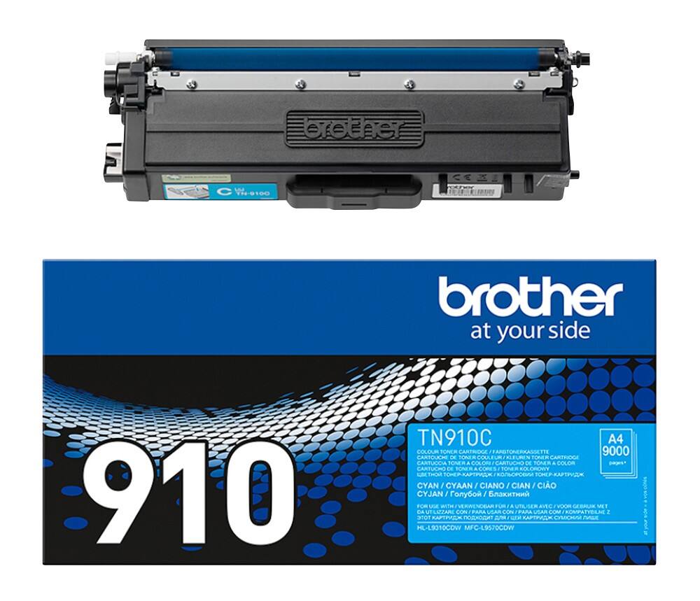 Brother TN-910C Origineel Tonercartridge Cyaan