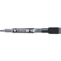 Pilot V-Board Master S Whiteboard-marker Zwart Extra Fijn Ronde punt 0,8 mm 80% Gerecycled