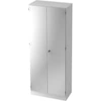 Hammerbacher Kast Spaanplaat 4 Planken 800 x 420 x 2.004 mm Wit