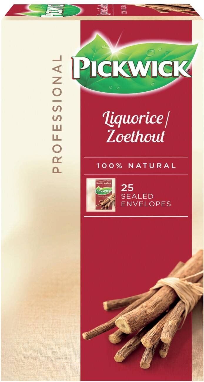 Pickwick Zoethout Thee 25 Stuks à 2 g