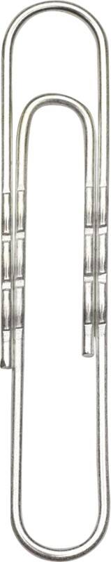 Viking Paperclips Rond 50 mm Zilver Gegalvaniseerd staal 100 Stuks