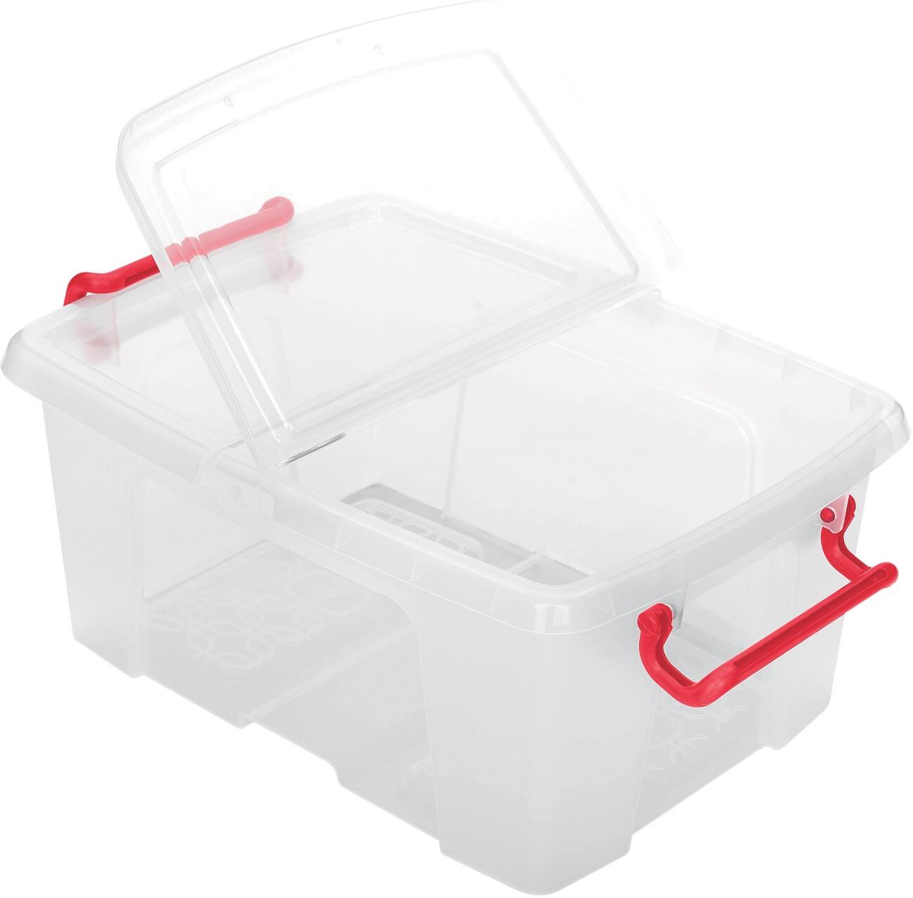 Office Depot Opbergdoos 12 L Transparant Plastic 29,5 x 40 x 17 cm