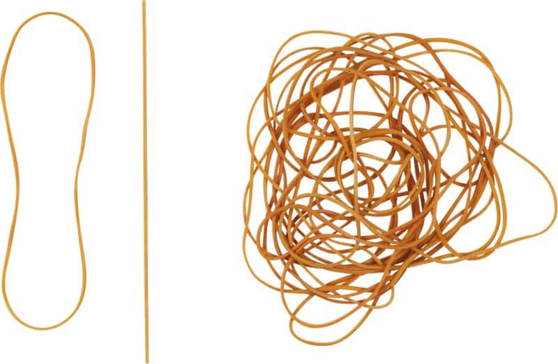 Viking Elastieken 150 x 1,5 mm Ø 100 mm Beige 500 g