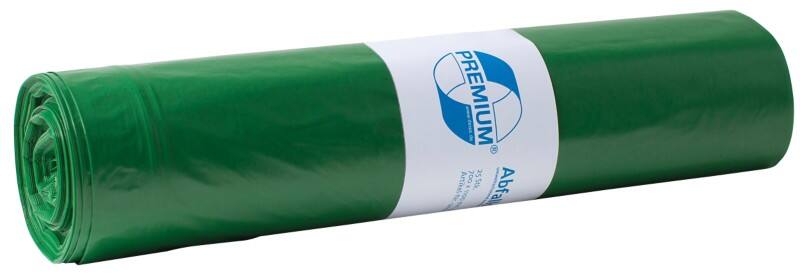 DEISS LDPE Premium Gemiddeld gebruik Vuilniszakken 120 l Groen PE (polyethyleen) 37 micron 25 Stuks