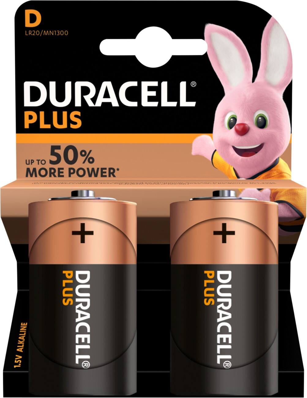 Duracell D Alkaline Batterijen Plus Power MN1300 LR20 1,5V 2 stuks