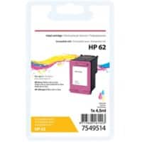 Viking 62 compatibele HP inktcartridge C2P06AE cyaan, geel, magenta