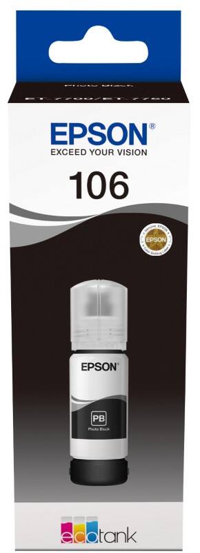 Epson 106 Origineel Inktfles C13T00R140 Zwart