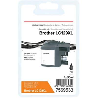 Viking LC129XL compatibele Brother inktcartridge zwart