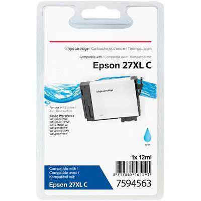 Office Depot Compatibel Epson 27XL Inktcartridge T271240 Cyaan