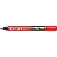 Pilot Super Grip 400 Permanentmarker Breed Beitelpunt 1,5 - 4,0 mm Rood