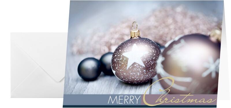 Sigel Exquisite Kerstkaart 16,2 x 11,4 cm Goud 25 Stuks