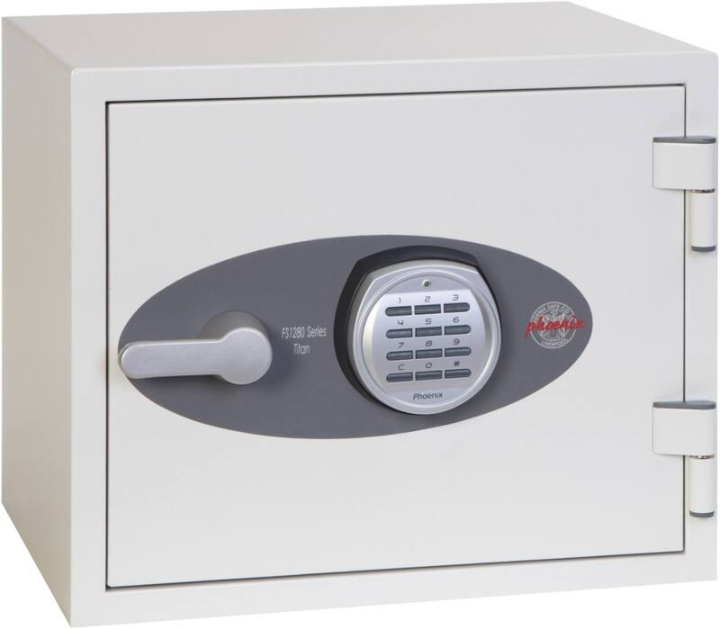 Phoenix Titan Brandwerende kluis Elektronisch slot 19 L FS1281E Wit
