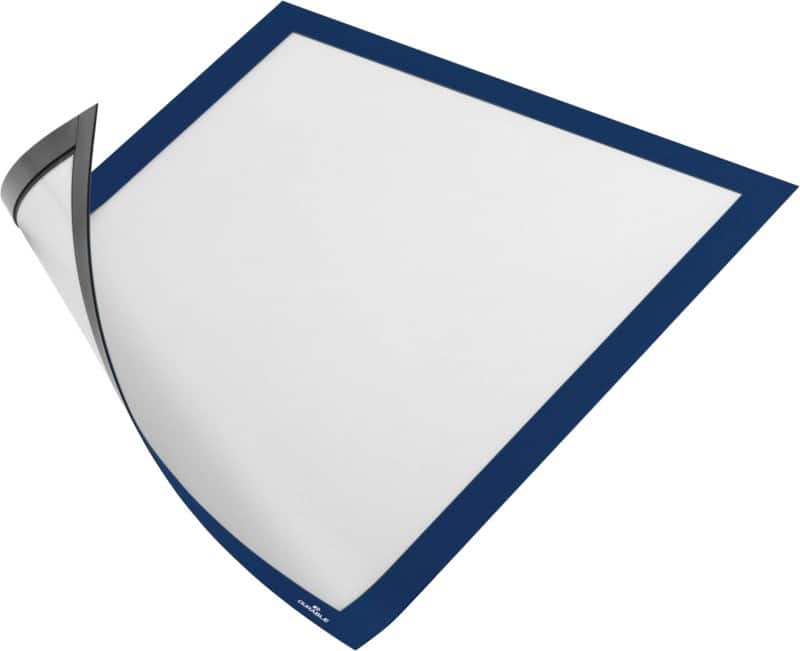 DURABLE DURAFRAME magnetic A4 Displayframe Magnetisch Blauw Harde PP 486907 24,5 (B) x 0,5 (D) x 32,5 (H) cm 5 Stuks