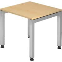 Hammerbacher J Series Hoogteverstelbaar Bureau Rechthoekig Ahorn 4 voeten 800 (B) x 680 (H) mm Hout