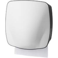 PlastiQline Exclusive 5730 Handdoekdispenser Kunststof, RVS (Roestvrij staal) Afsluitbaar Manueel Zilver