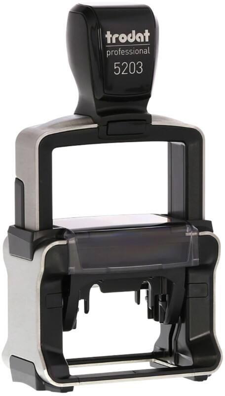 Trodat Professional 5203 tekststempel, afdrukgrootte 49 x 28mm., max. 6 regels tekst