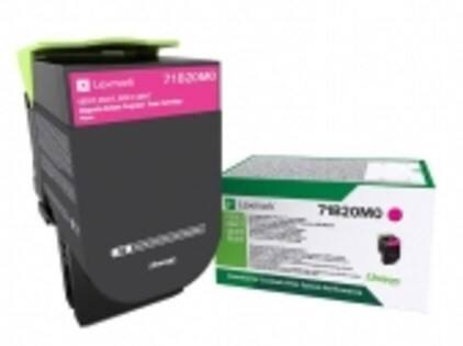 Lexmark Origineel Tonercartridge 71B20M0 Magenta