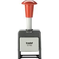 Trodat 5746/M Stempel Zwart, rood