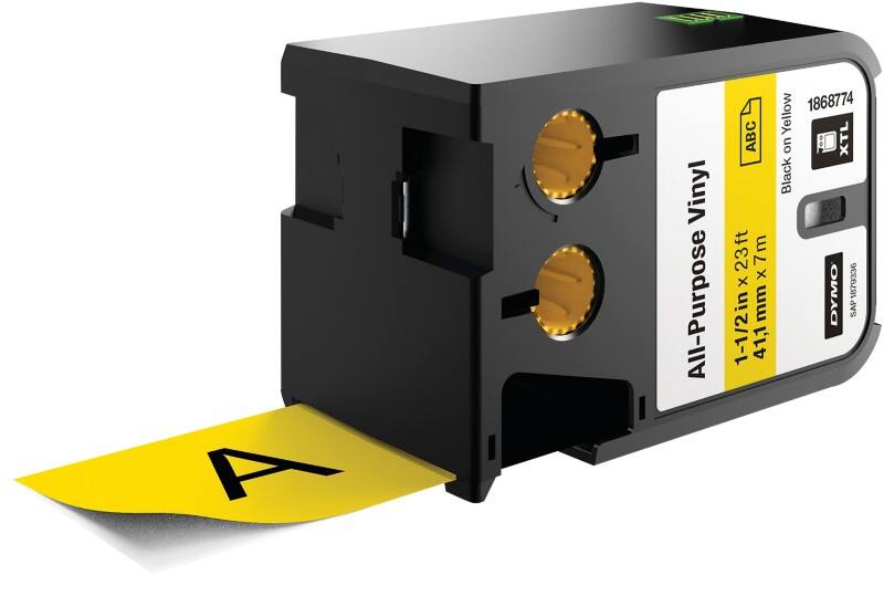 DYMO Labeltape XTL Zwart op Geel 41 mm x 7,5 m