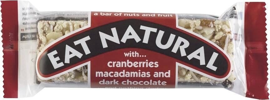 Eat Natural Mueslireep Pure chocolade 12 Stuks à 50 g