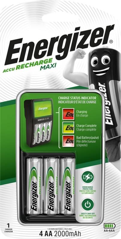 Energizer Batterijoplader Maxi 2000 mAh Alkaline