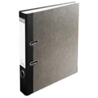 Exacompta Prem Touch Smal Ordner A4 50 mm Grijs, zwart 2 Ringen Karton Wolkenmarmer Staand