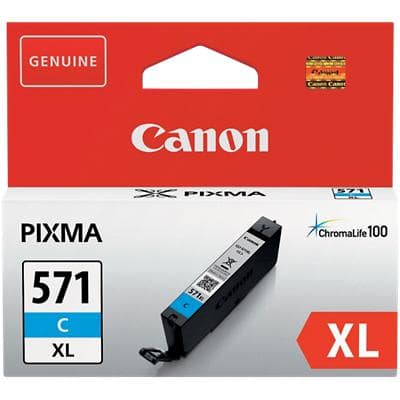 Canon CLI-571C XL Origineel Inktcartridge Cyaan