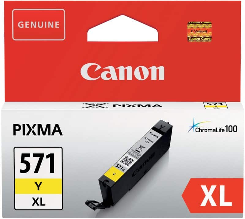 Canon CLI-571Y XL Origineel Inktcartridge Geel