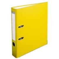 Exacompta Smal Ordner A4 50 mm Geel 2 Ringen 915404B Karton, PP (Polypropeen) Staand
