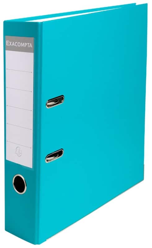 Exacompta Maxi Breed Ordner A4 75 mm Lichtgroen 2 Ringen 918413B Kunststof Glad Staand