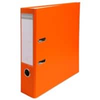 Exacompta Maxi Breed Ordner A4 75 mm Oranje 2 Ringen 918414B Karton, PP (Polypropeen) Staand