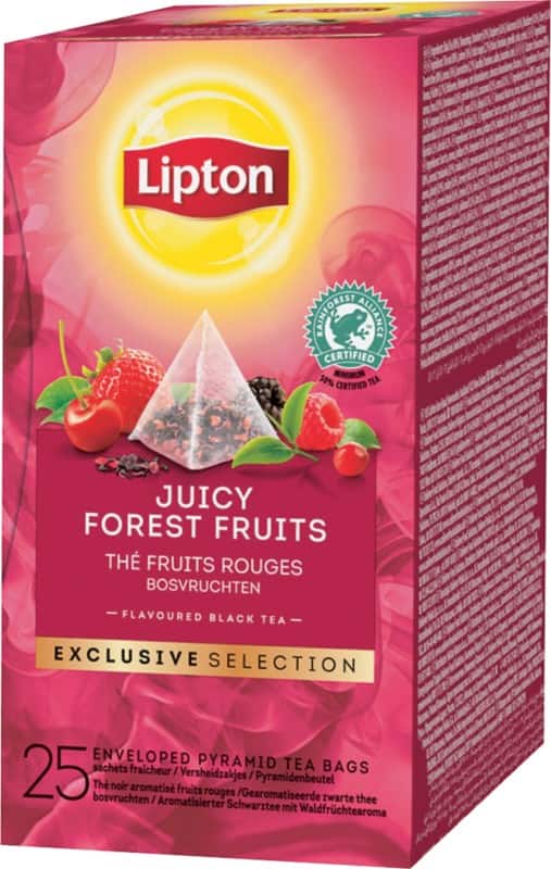 Lipton Thee Bosvruchten 25 Stuks à 2 g
