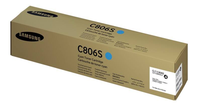 Samsung CLT-C806S Origineel Tonercartridge SS553A Cyaan