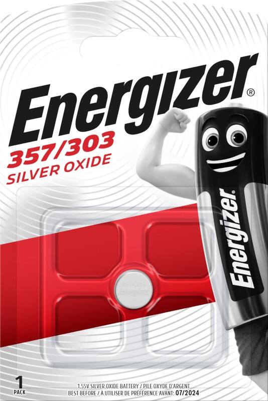 Energizer Knoopcelbatterij Silver Oxide 357/303 150 mAh Zilver oxide (Ag2O) 4.5 V