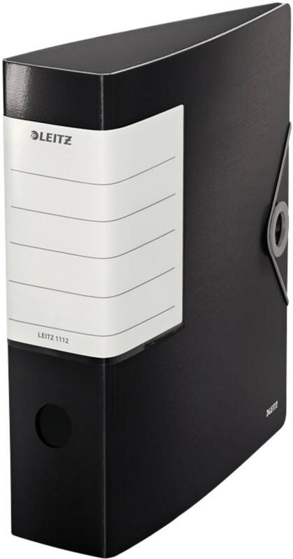 Leitz 180° Solid Breed Ordner A4 82 mm Zwart 2 Ringen 1112 Polyschuim Staand