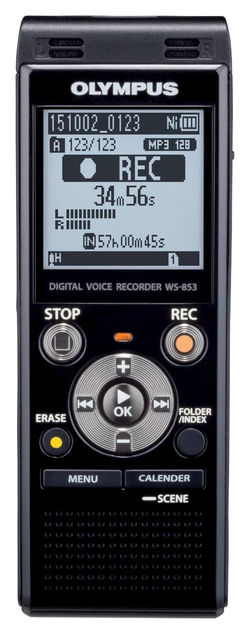 OLYMPUS Digitale Voicerecorder WS-853 Zwart