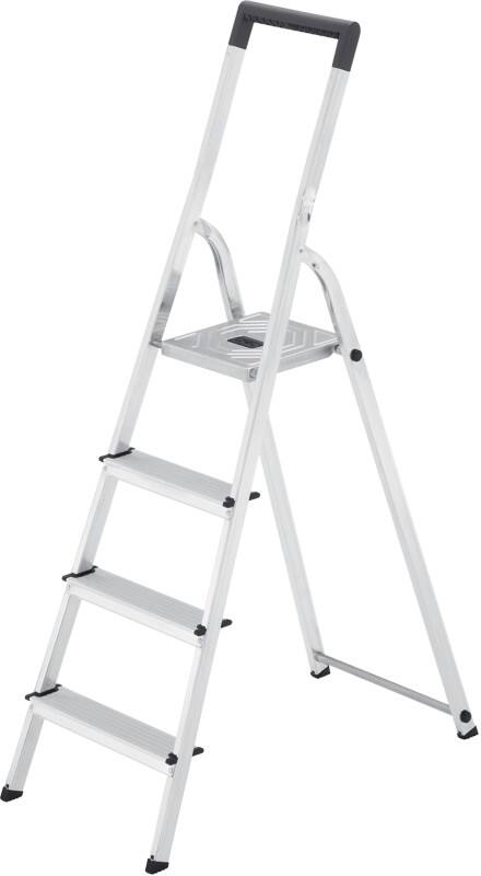 Hailo Trapladder L40 Easyclix Zilver, zwart 4 46 x 115 x 159 cm