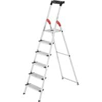 Hailo Trapladder XXL Easyclix Zilver, zwart 6 51 x 13 x 190 cm