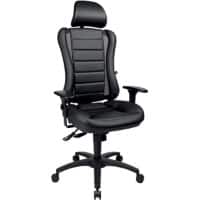 TOPSTAR Ergonomische stoel Synchroonmechanisme In hoogte verstelbare armleuning Hoogteverstelbare zitting Zwart 110 kg Headpoint